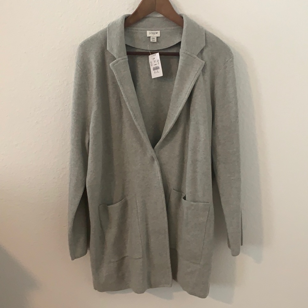 J. Crew sweater-blazer XXL. New with Tags.